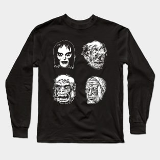 Monster Masks!!! Long Sleeve T-Shirt